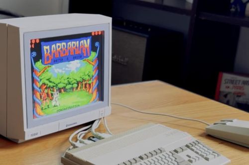 Hồi sinh huyền thoại Commodore 1084: Màn hình mini in 3D cho máy chơi game retro