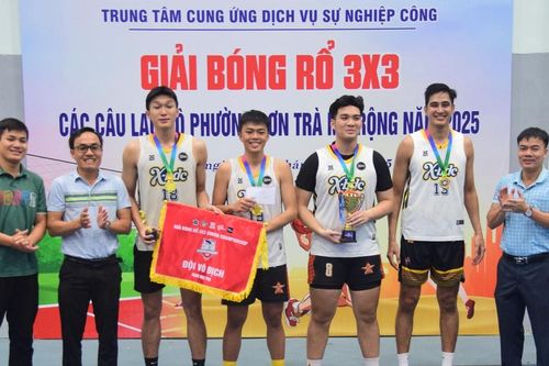 Giải bóng rổ 3x3 câu lạc bộ phường Sơn Trà mở rộng: Đội BDC 1, SIS và Huda vô địch