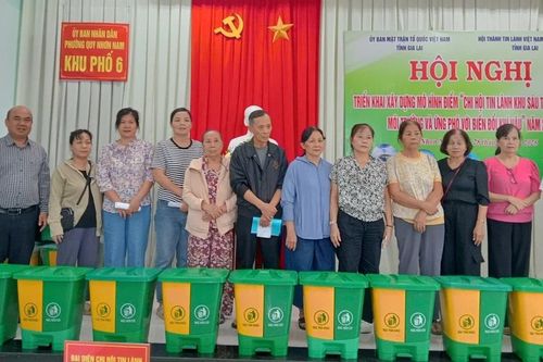 Xây dựng mô hình điểm 'Chi hội Tin lành Khu Sáu tham gia bảo vệ môi trường và ứng phó với biến đổi khí hậu'