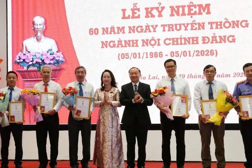 Gia Lai: Gặp mặt kỷ niệm 60 năm Ngày truyền thống ngành Nội chính Đảng