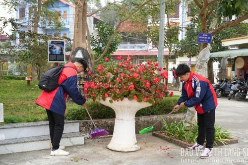 Sở Giáo dục và Đào tạo phát động ra quân vệ sinh môi trường