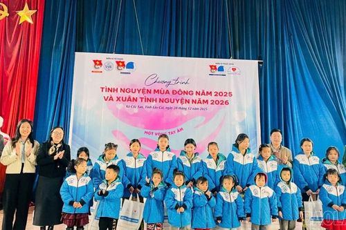 Chương trình tình nguyện mùa Đông 2025 – Xuân tình nguyện 2026 tại xã Cốc San