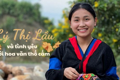 Lý Thị Lầu và tình yêu với hoa văn thổ cẩm