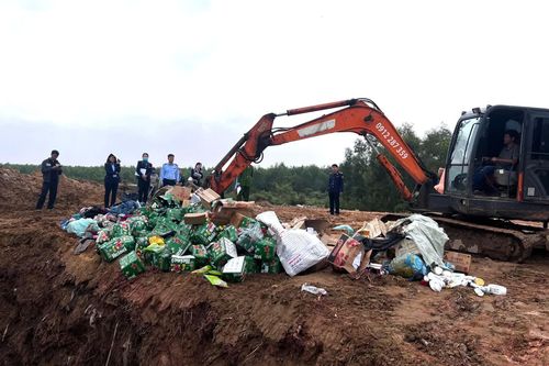 Tiêu hủy hơn 5.000 đơn vị sản phẩm là tang vật vi phạm hành chính bị tịch thu