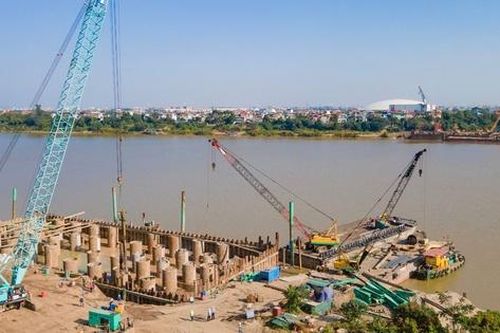 Trung Chính dồn lực bứt tốc trên đại công trường cầu Tứ Liên