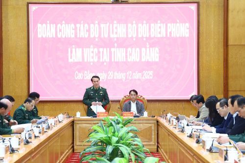 Trung tướng Vũ Trung Kiên, Tư lệnh Bộ đội Biên phòng: Xây dựng lực lượng Bộ đội Biên phòng Cao Bằng vững mạnh, toàn diện