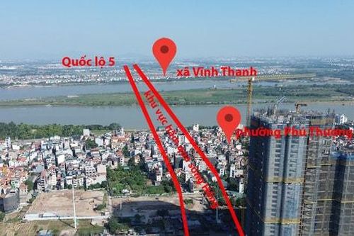 Toàn cảnh khu vực sẽ xây hầm qua sông Hồng gần 22 nghìn tỷ đồng