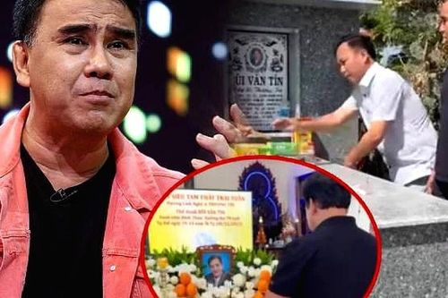Nam MC hiếm hoi dự lễ cầu siêu và viếng mộ Thương Tín, là ai?