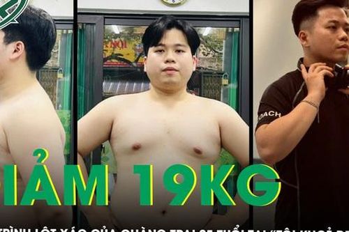 Giảm 19kg và hành trình lột xác của chàng trai 25 tuổi tại Tôi khỏe đẹp hơn