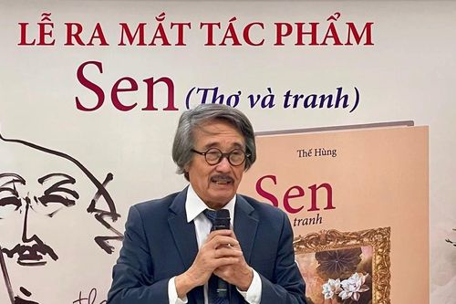 Tiến sĩ mỹ học Thế Hùng chia tay thi ca với tập thơ và tranh - 'Sen'
