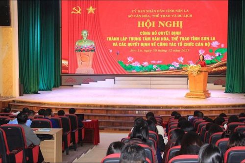 Ông Lê Hồng Quân làm Giám đốc Trung tâm Văn hóa, Thể thao tỉnh Sơn La