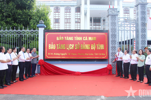 Thành lập Bảo tàng Lịch sử Đảng bộ tỉnh Cà Mau