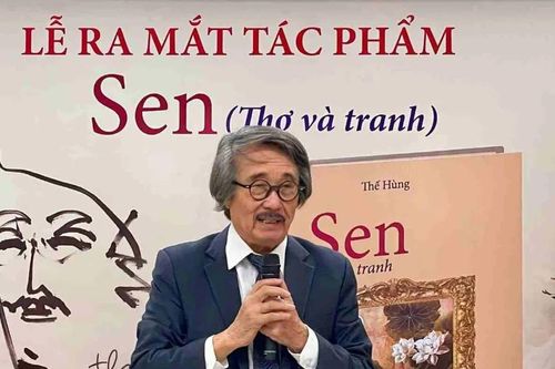Tập thơ về Sen của Tiến sĩ Thế Hùng