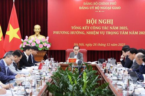 Ban Chấp hành Đảng bộ Bộ Ngoại giao tổng kết công tác năm 2025, phương hướng, nhiệm vụ năm 2026
