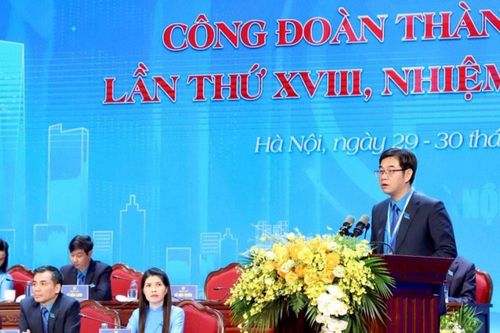 Ông Nguyễn Văn Thắng tái cử chức Chủ tịch Liên đoàn Lao động thành phố Hà Nội