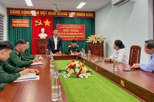 VKSQS khu vực Quân đoàn 34 học tập, rút kinh nghiệm phiên tòa hình sự