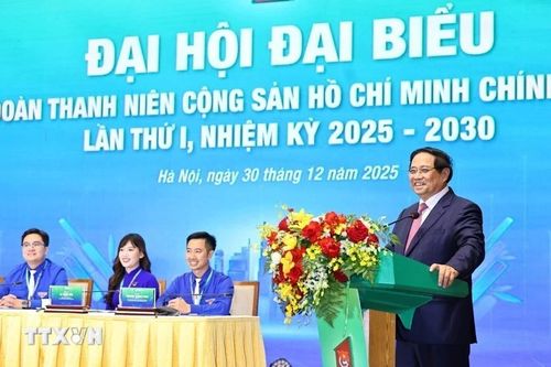 Thủ tướng dự Đại hội đại biểu Đoàn TNCS Hồ Chí Minh Chính phủ lần thứ nhất