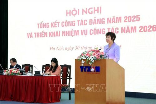 Thông tấn xã Việt Nam tổng kết công tác Đảng năm 2025