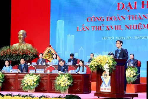 Ông Nguyễn Văn Thắng tái cử chức Chủ tịch LĐLĐ thành phố Hà Nội
