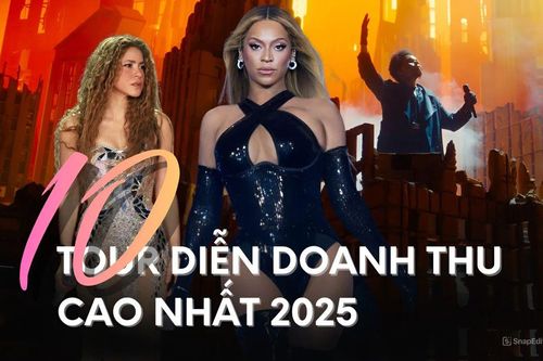 10 tour diễn có doanh thu cao nhất 2025: Ai chê Beyoncé hết thời?