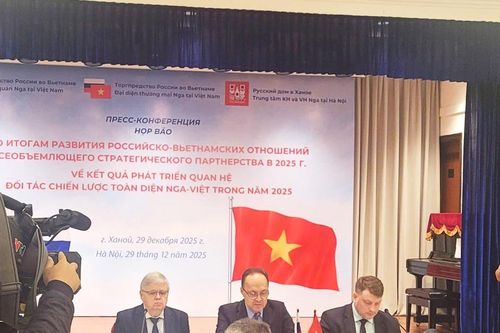 Quan hệ Nga - Việt năm 2025: Động lực kinh tế mới trong bối cảnh biến động toàn cầu