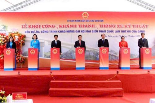 Quảng Ninh: Khởi công, khánh thành loạt công trình, dự án với tổng vốn đầu tư hơn 2.300 tỷ đồng