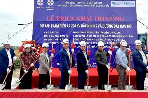 Khởi công dự án trạm biến áp 220 kV Bắc Ninh 5 và đường dây đấu nối