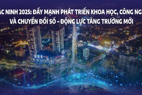 Bắc Ninh 2025: Đẩy mạnh phát triển khoa học công nghệ và chuyển đổi số - động lực tăng trưởng mới