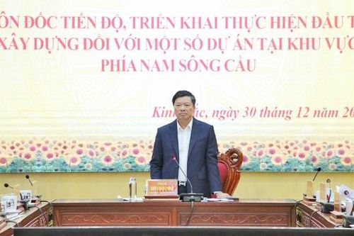 Tích cực giải phóng mặt bằng các dự án phía Nam sông Cầu
