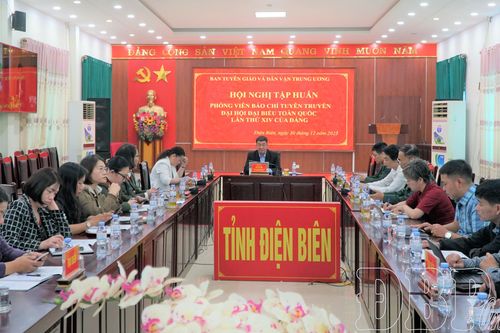 Tập huấn tuyên truyền Đại hội đại biểu toàn quốc lần thứ XIV của Đảng