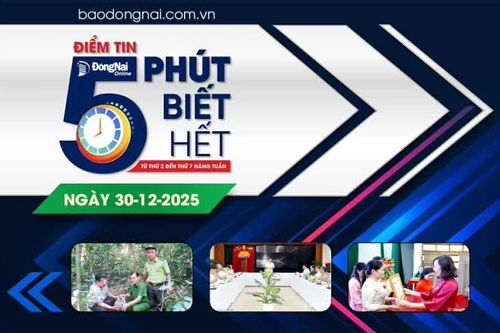 Điểm tin '5 phút biết hết' sáng 30-12: Đầu tư công năm 2026: Ưu tiên cho các dự án trọng điểm, cấp thiết