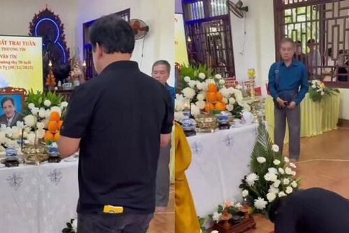 MC Quyền Linh vượt hàng trăm km viếng cố nghệ sĩ Thương Tín tại Phan Rang