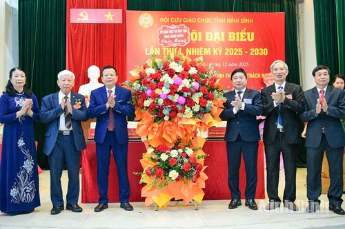Đại hội đại biểu Hội Cựu giáo chức tỉnh Ninh Bình lần thứ nhất, nhiệm kỳ 2025-2030