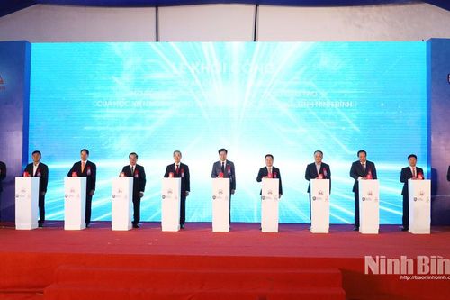 Khởi công Dự án Đầu tư xây dựng mở rộng không gian, xây dựng cơ sở đào tạo của Học viện Ngân hàng tại Khu Đại học Nam Cao
