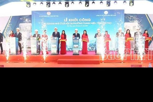 Lễ khởi công dự án Khu nhà ở xã hội tại phường Thanh Miếu