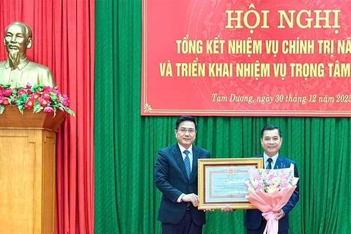 Đảng ủy xã Tam Dương triển khai nhiệm vụ năm 2026