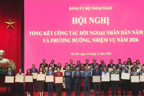 Đối ngoại nhân dân là 'vũ khí mềm' phát triển đất nước