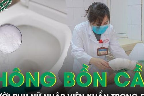Dùng hóa chất thông bồn cầu mua trên mạng, người phụ nữ nhập viện khẩn trong đêm