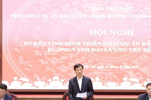 Thống nhất tiến độ thực hiện Dự án đường Vành đai 4 - Vùng Thủ đô Hà Nội trên toàn tuyến