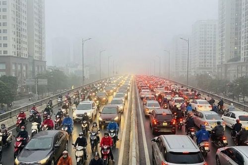 Giao thông Hà Nội sáng 31.12: Sương mù dày, nhiều sự cố trên Vành đai 3