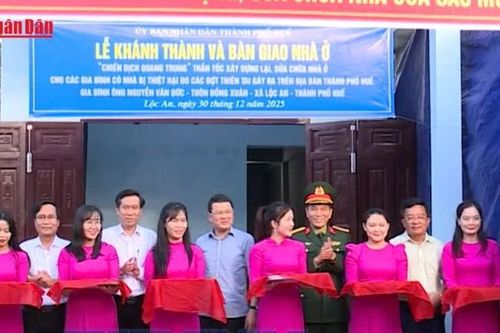 Huế khánh thành căn nhà đầu tiên trong 'Chiến dịch Quang Trung'
