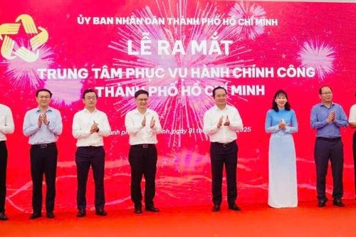 Ra mắt Trung tâm Phục vụ hành chính công Thành phố Hồ Chí Minh