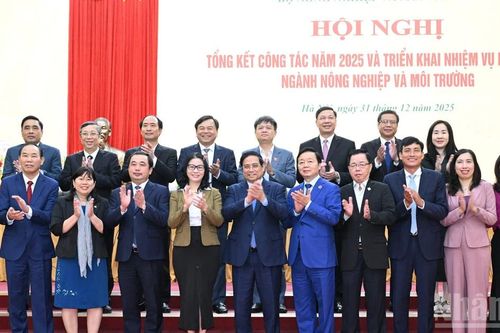 Thủ tướng Phạm Minh Chính dự hội nghị tổng kết công tác năm 2025 ngành nông nghiệp và môi trường