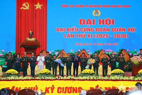 Đại hội đại biểu Công đoàn Quân đội lần thứ XI thành công tốt đẹp
