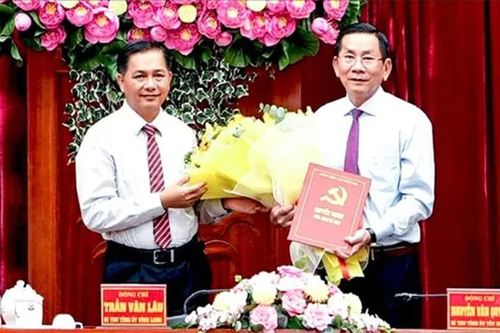 Chỉ định Chủ nhiệm Ủy ban Kiểm tra Tỉnh ủy Vĩnh Long