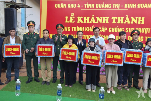 Quảng Trị: Khánh thành công trình khẩn cấp tại xã Khe Sanh trong 'Chiến dịch Quang Trung'