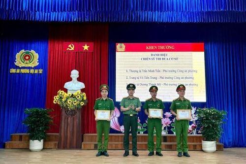 Công an phường Hội An Tây đạt nhiều kết quả nổi bật