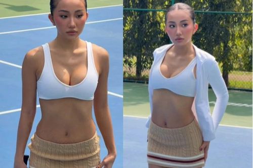Huyền 2k4 khoe cận cảnh body, để lộ vết rạn bụng sau sinh con đầu lòng