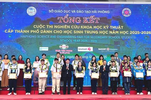 Hải Phòng tổng kết cuộc thi Khoa học kỹ thuật dành cho học sinh trung học