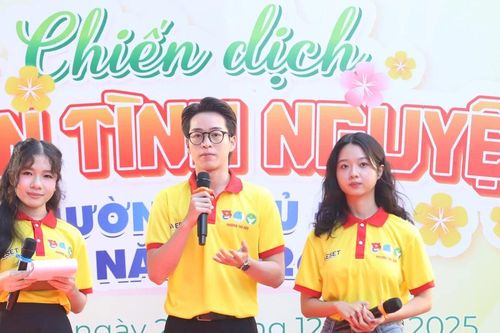 Chàng trai vàng SEA Games 33 lan tỏa tinh thần tình nguyện ngày xuân